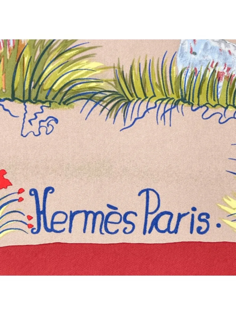 Hermes Carre 90 Nuba Mountain Scarf Silk 100% - Picture 7 of 8
